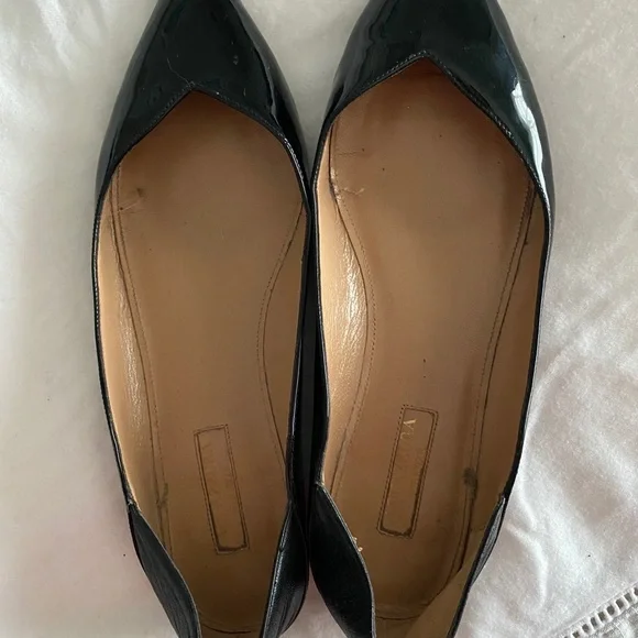 Aquazzura zen patent leather black flats 36.5 - Picture 5 of 13